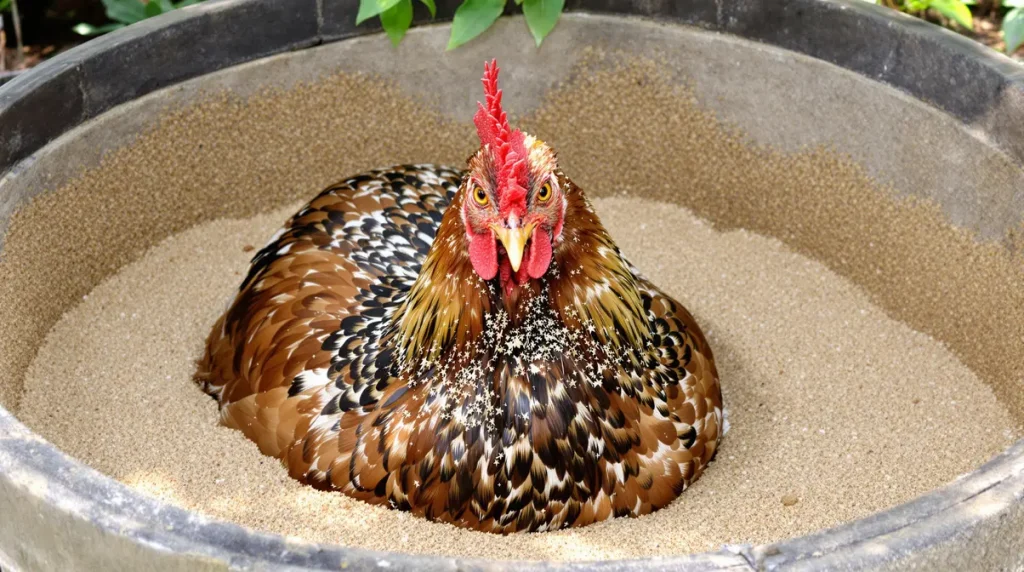 Bain de sable pour vos poules : un indispensable ? Comment le fabriquer facilement ?