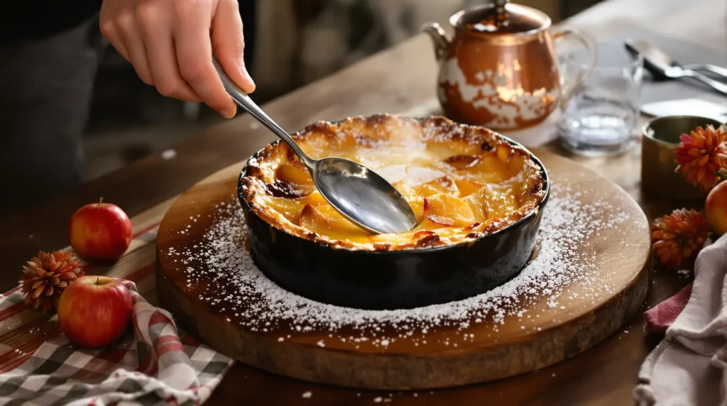 « Je n'ose plus servir d'autres desserts quand j'ai des invités en hiver » : le clafoutis express qui a transformé mes fins de repas en famille