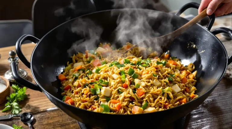 Je prépare ce riz sauté carotte-poireau à la sauce soja dès que je veux un dîner healthy et express