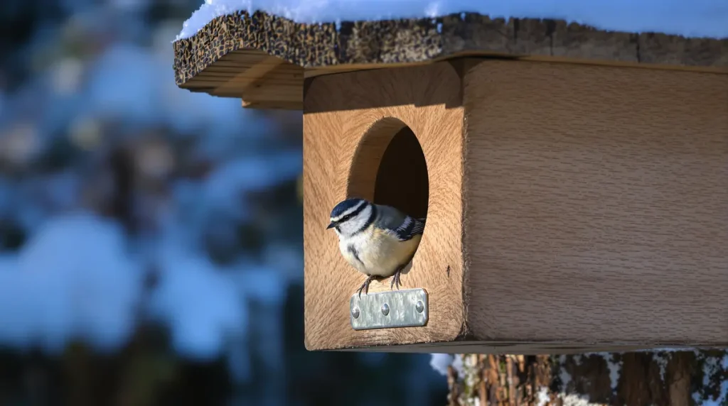 Mésanges : ce petit abri en bois à installer dehors pourrait bien leur sauver la vie dès cet hiver